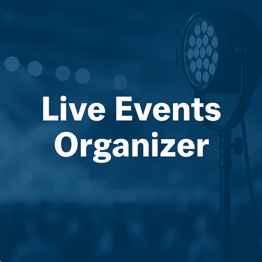 Live Events Organizer